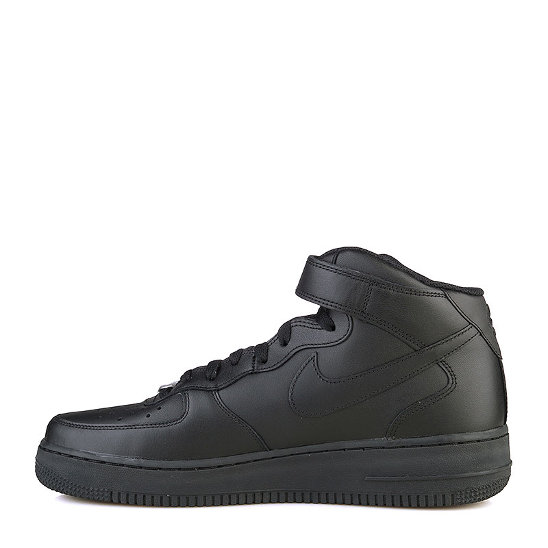 мужские черные кроссовки Nike Air Force 1 Mid '07 315123-001 - цена, описание, фото 3